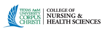 Texas A&amp;M University College of Nursing &amp; Health Sciences logo